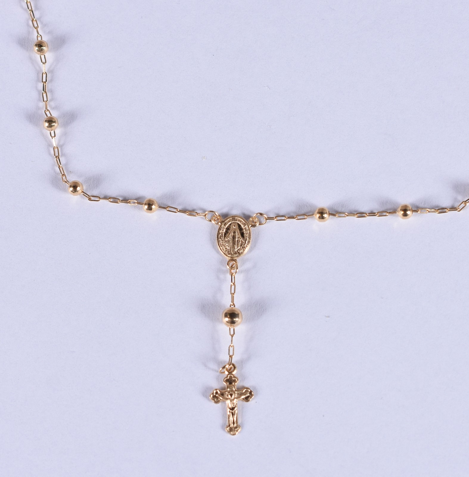 Colar feitio terço de ouro 18k, contrastado 750 (Por motivos de... - foto 1 de 3