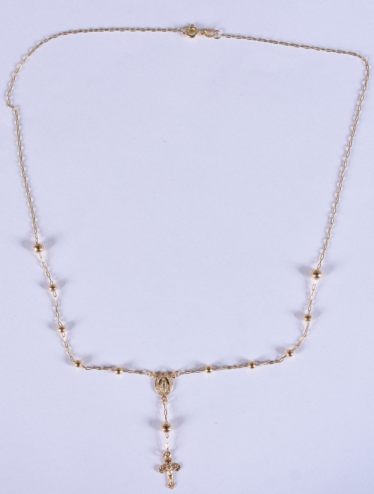Colar feitio terço de ouro 18k, contrastado 750 (Por motivos de... - foto 2 de 3