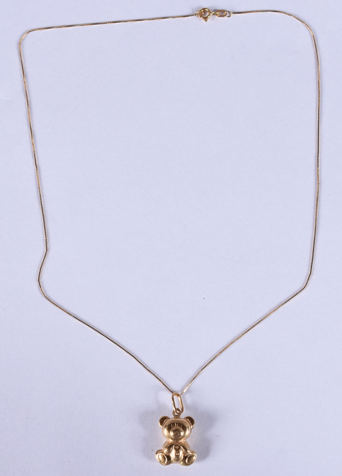 Colar de ouro 18k com pingente (Por motivos de segurança a peça não... - foto 2 de 5