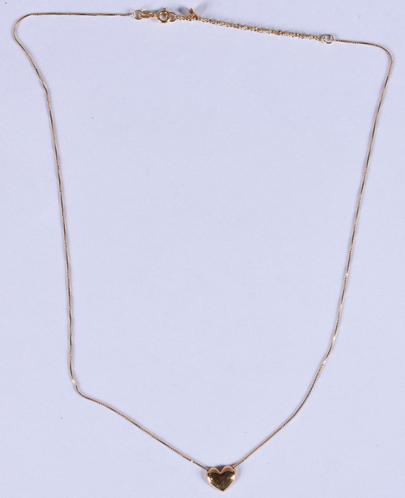 Colar de ouro 18k, contrastado 750 com pingente feitio coração (Por... - foto 2 de 5