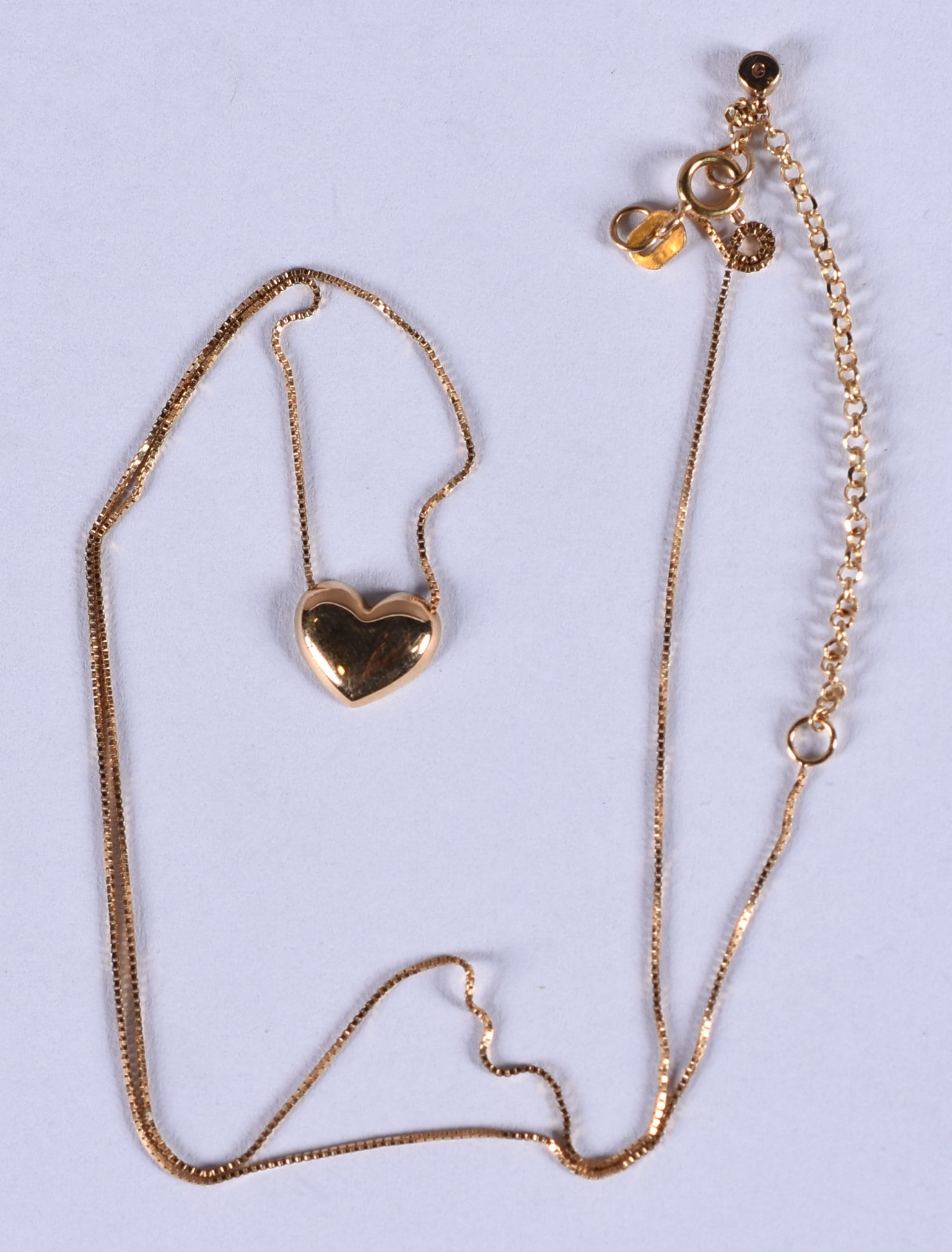 Colar de ouro 18k, contrastado 750 com pingente feitio coração (Por... - foto 3 de 5