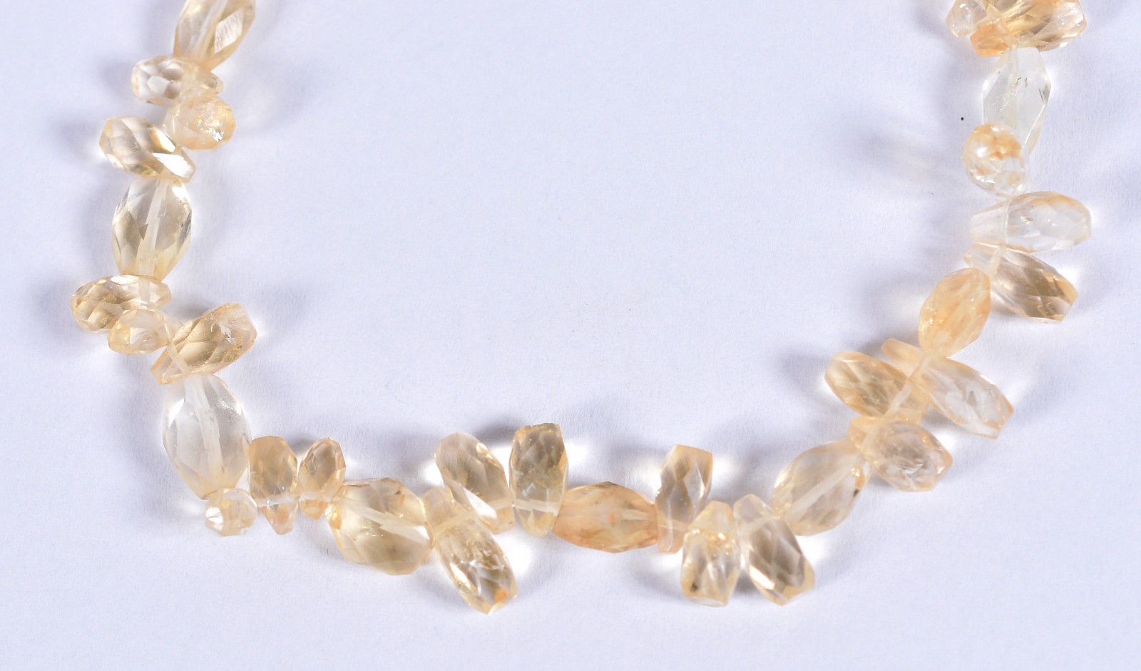 Pulseira com fecho e complementos de ouro 18k feitio gotas de topázio... - foto 1 de 3
