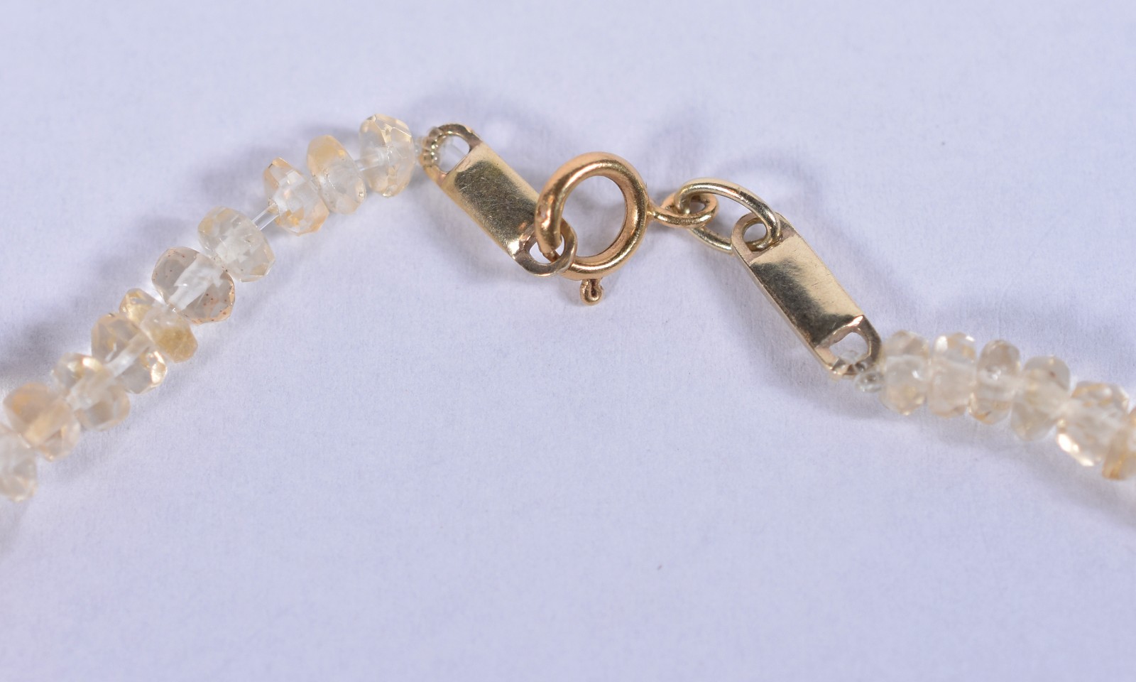 Pulseira com fecho e complementos de ouro 18k feitio gotas de topázio... - foto 3 de 3
