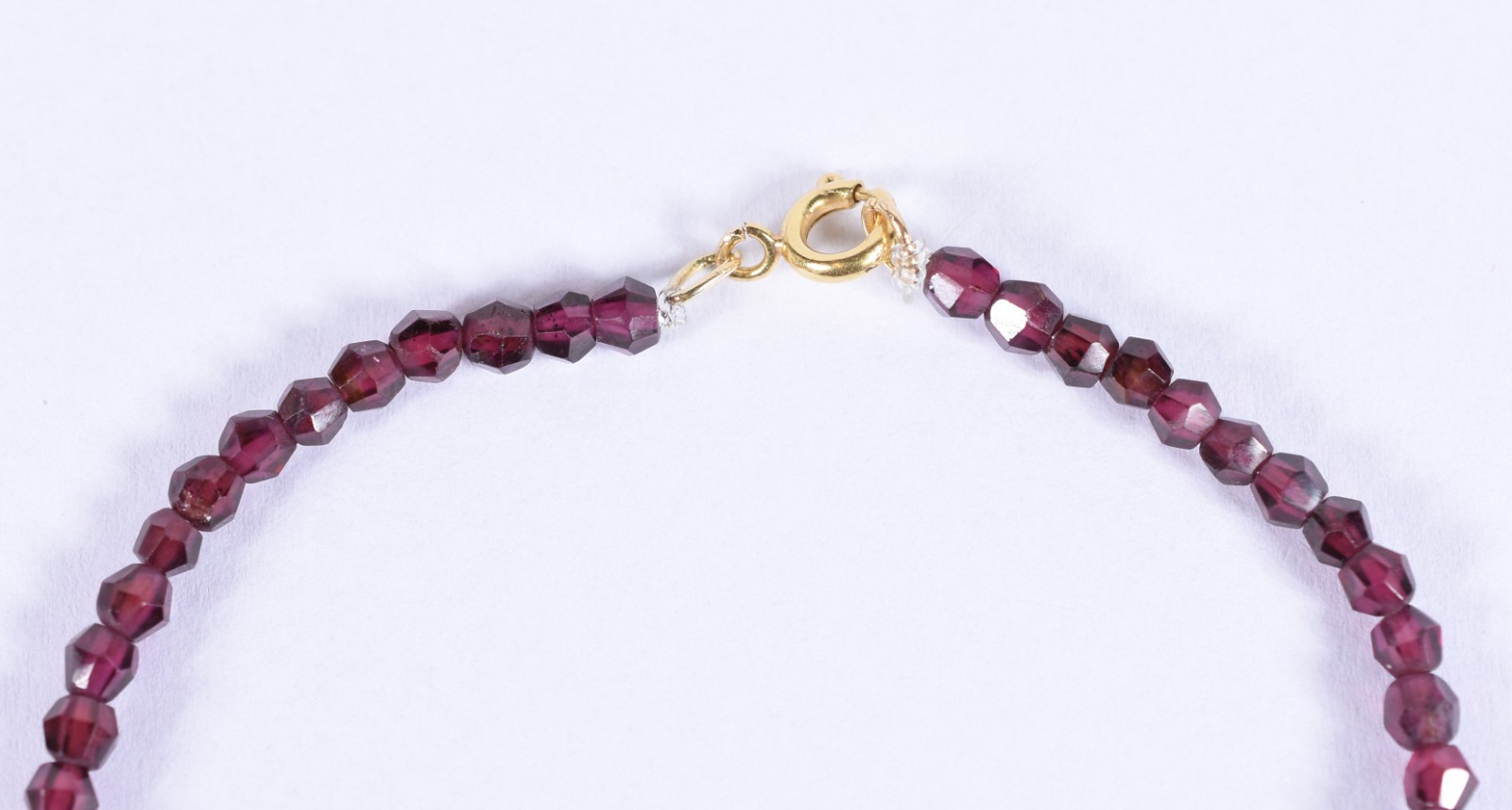 Pulseira com fecho, arolas em ouro 18k, pedras lapidadas em Briolet... - foto 3 de 3