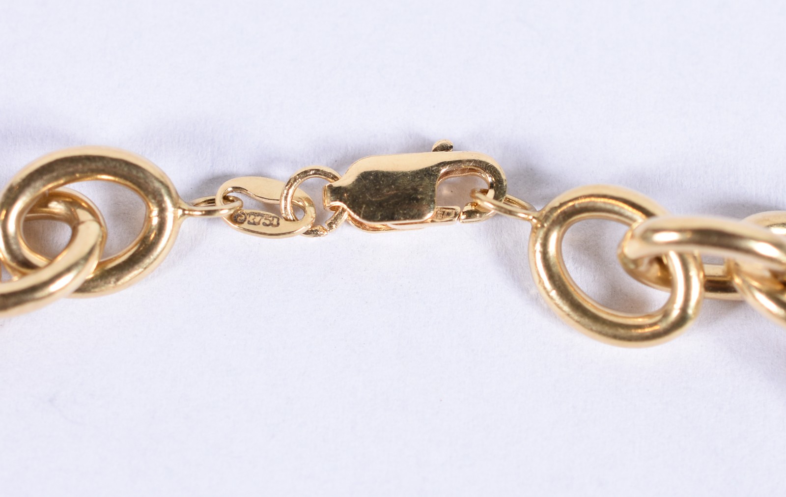 Pulseira de ouro 18k feitio elos grandes. (Por motivos de segurança a... - foto 4 de 4