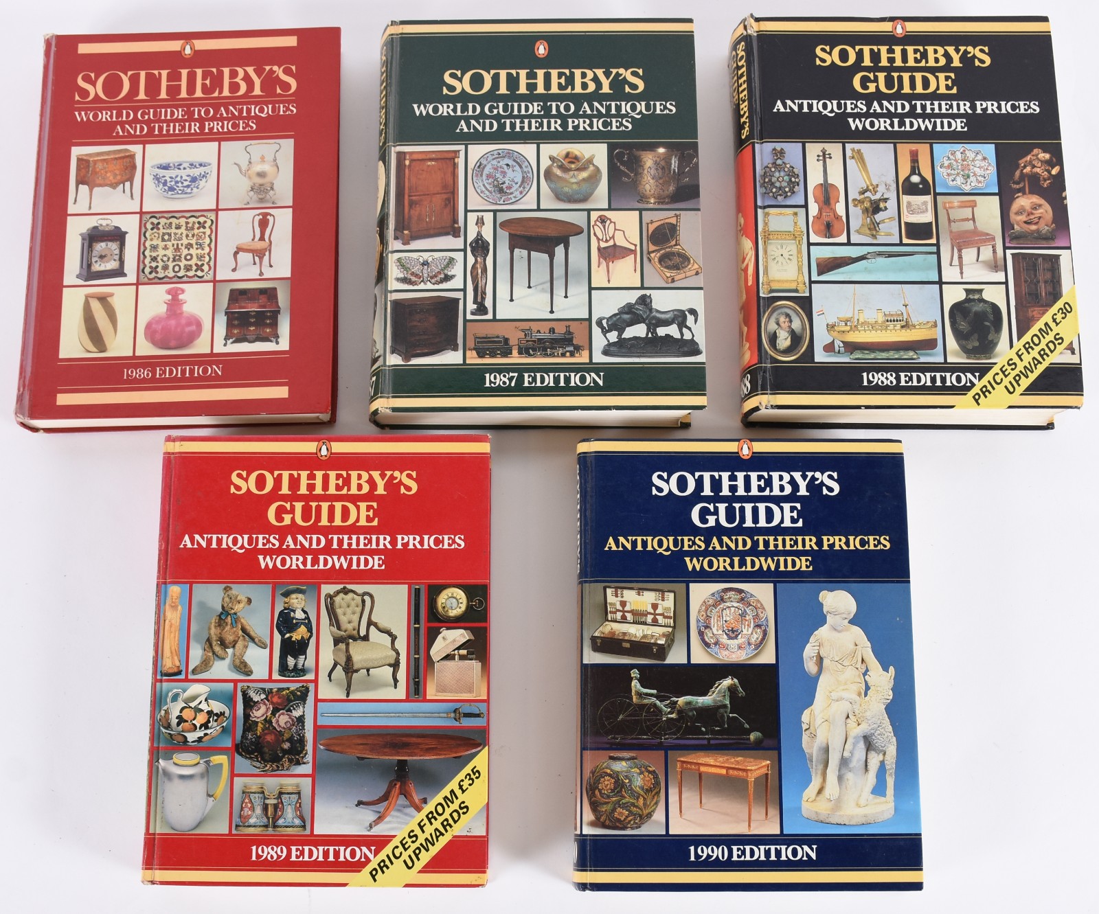 Cinco livros : “Sotheby’s – World Guide to Antiques and Their... - foto 1 de 6