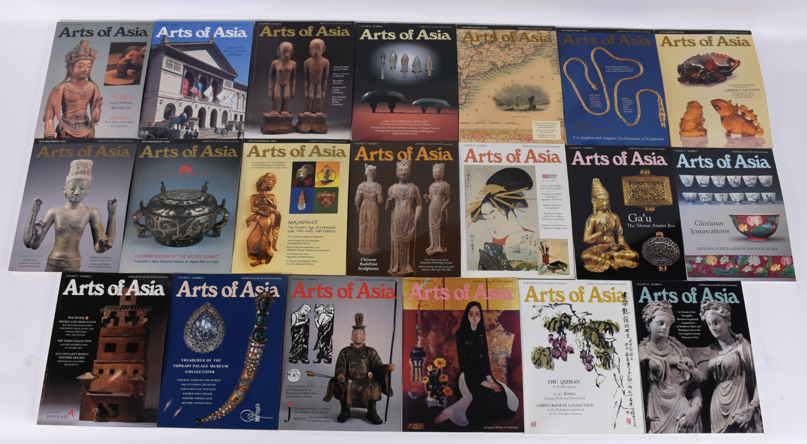 Vinte revistas de arte oriental "Arts of Asis" (entre Setembro... - foto 1 de 5