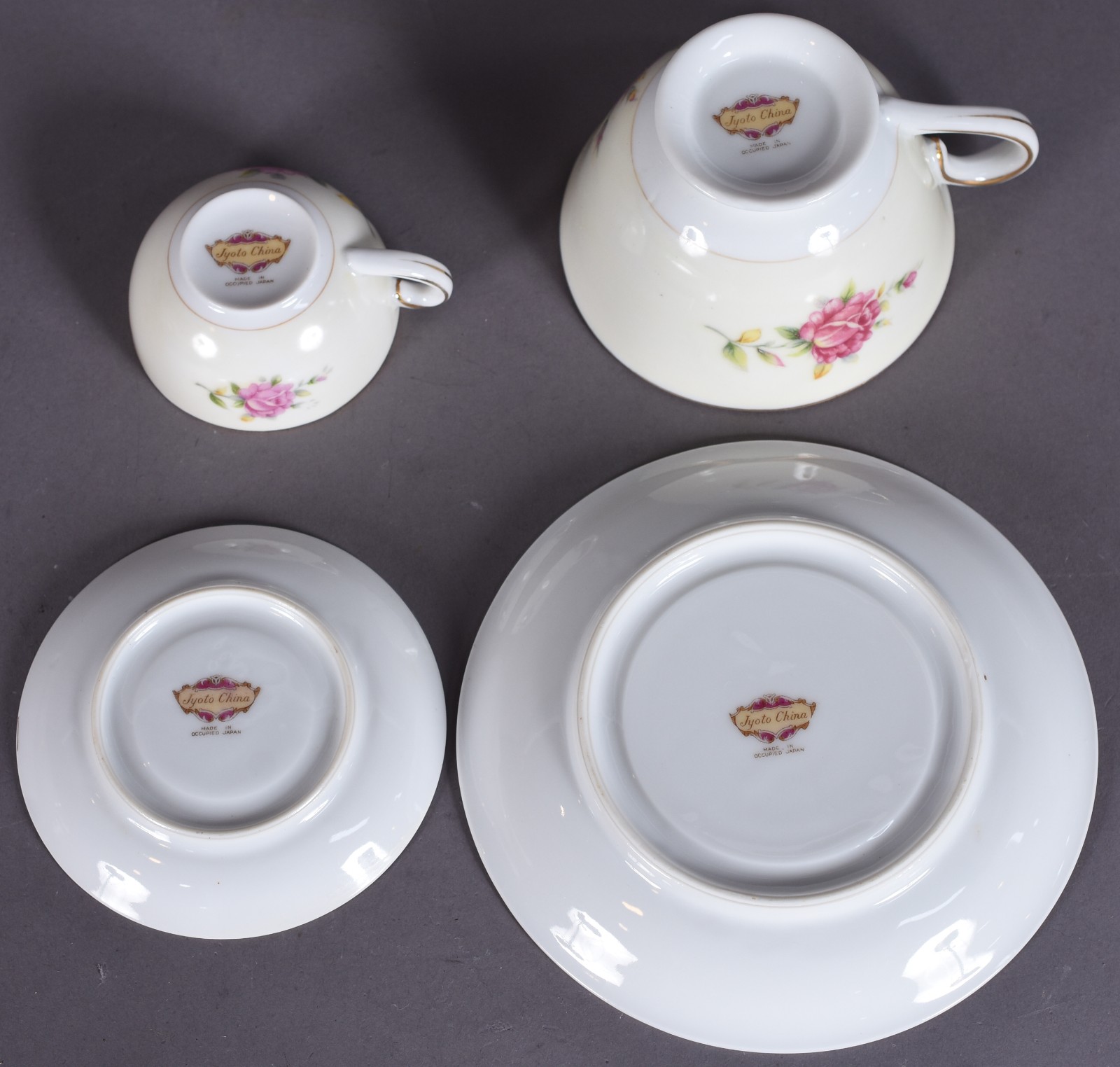 Aparelho jantar, chá e café de porcelana JYOTO, feito a época do... - foto 6 de 10