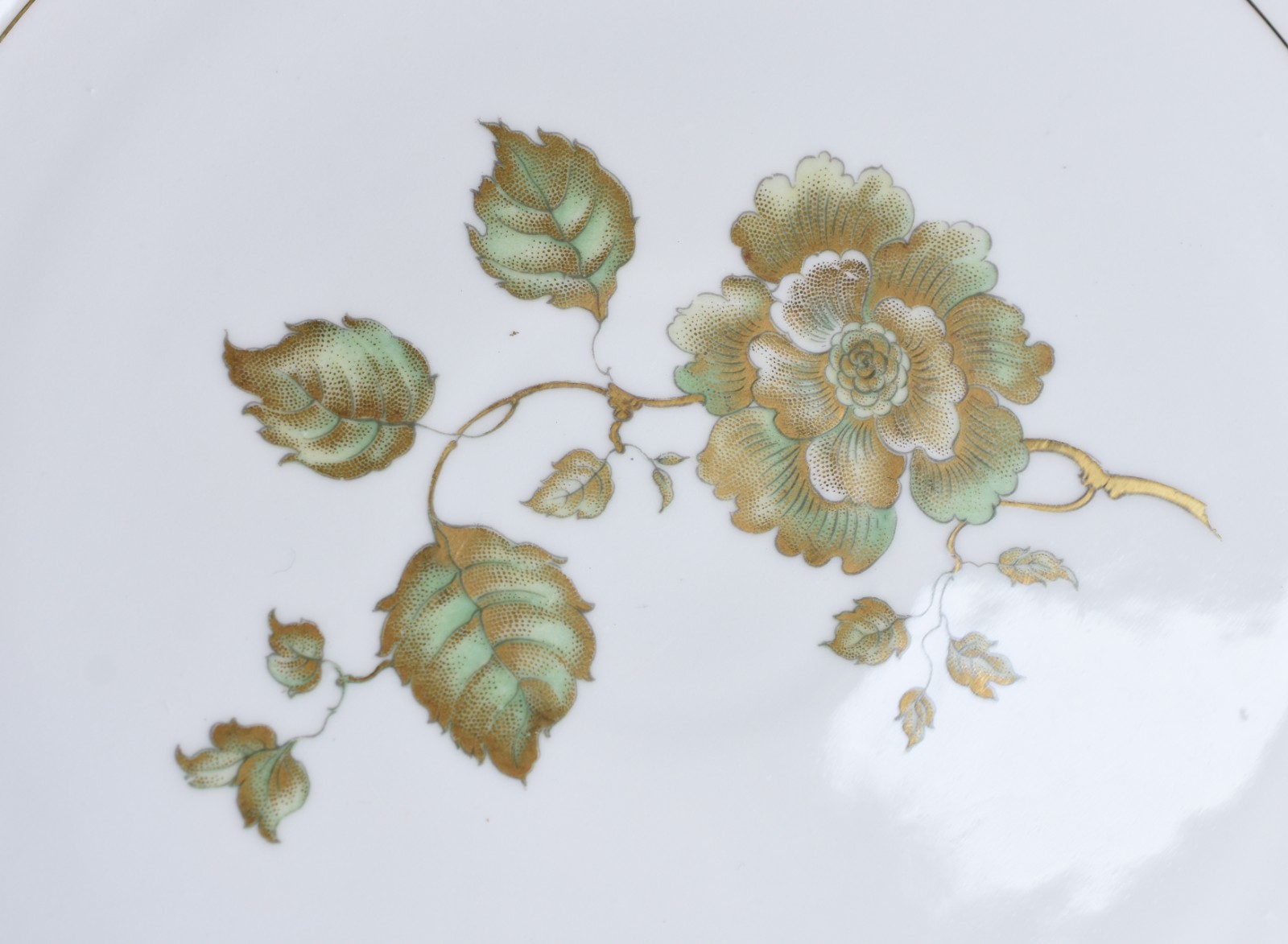Aparelho de chá de porcelana Real composto de: 10 xícaras com pires... - foto 4 de 4