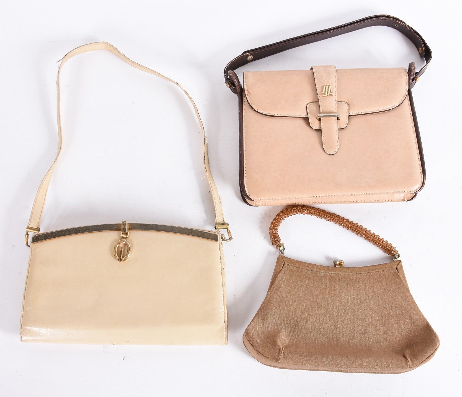 Três bolsas, sendo: 2 bolsas Lanvin e Dior, desgastes. - foto 1 de 7