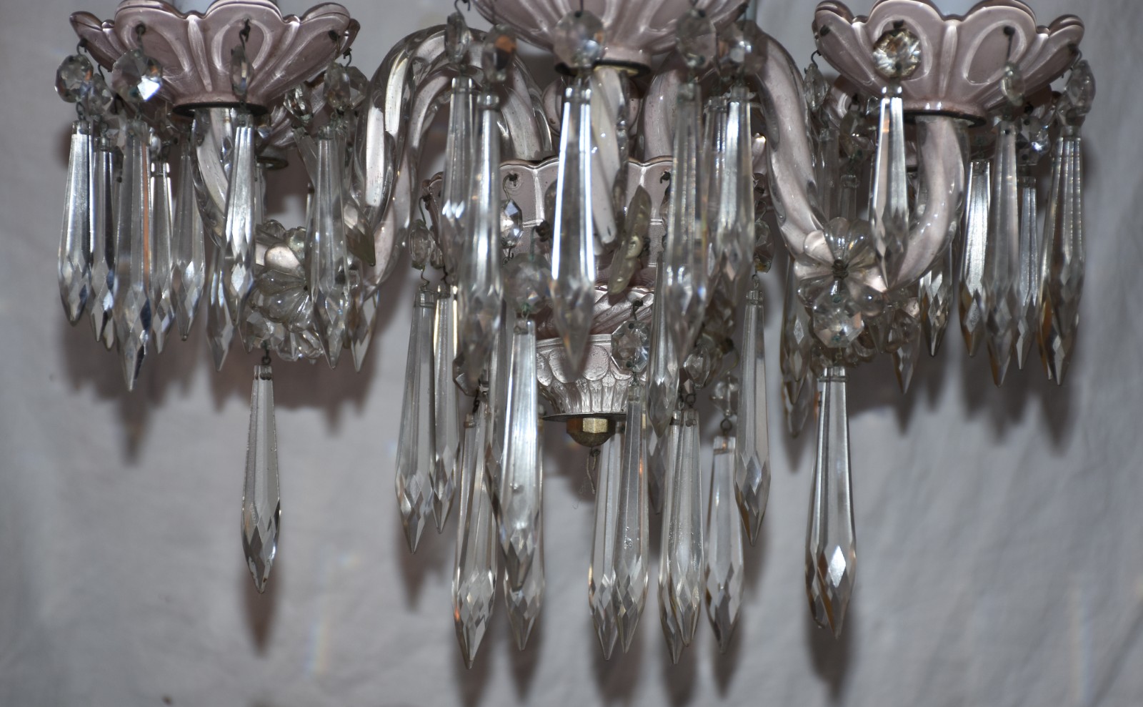 Lustre de cristal para 6 luzes. - foto 3 de 3