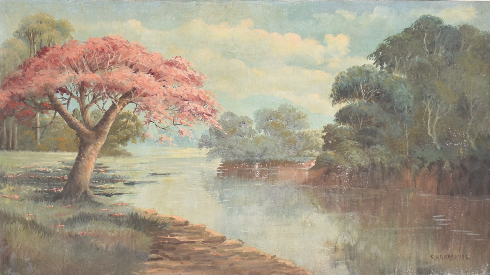 SYLVIO KARASAVAS  (1905-1980), Paisagem - foto 1 de 6