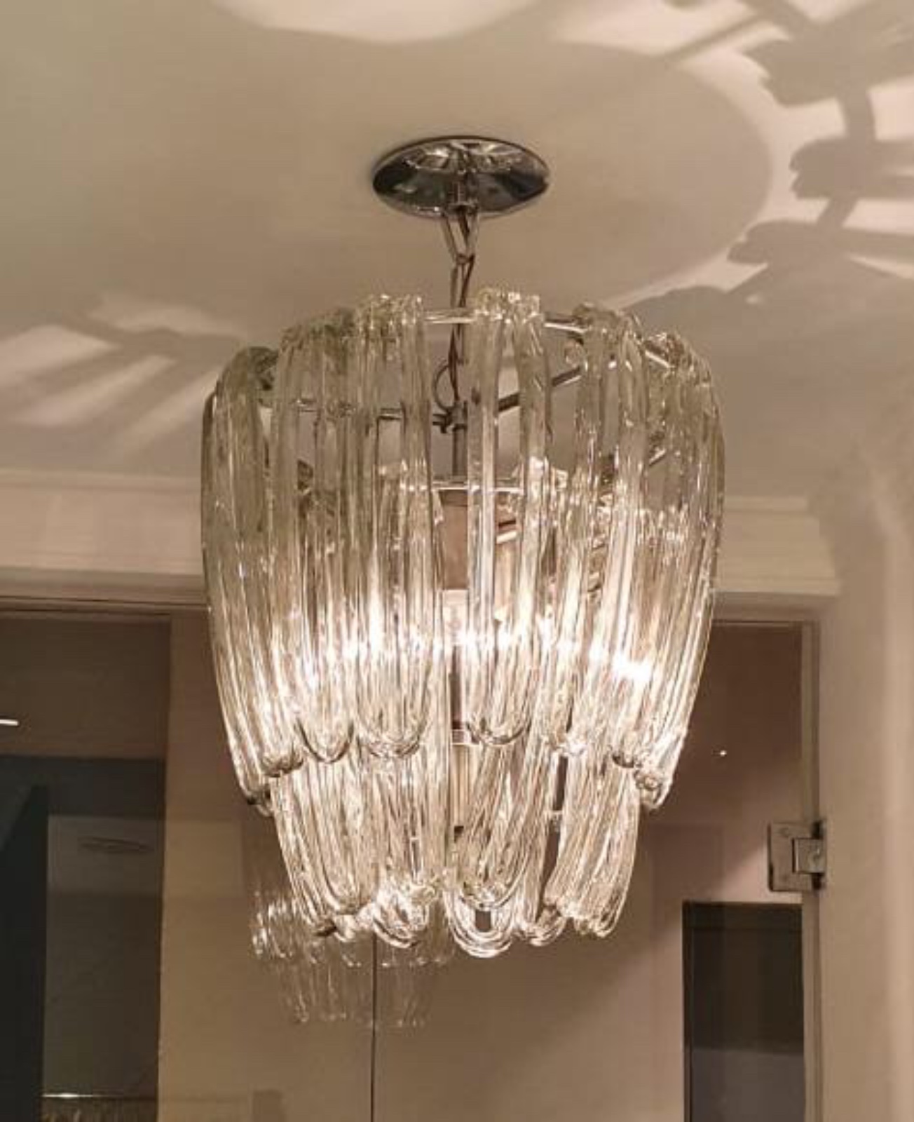 Belíssimo lustre de murano SEGUSO, ITÁLIA, década de 60. - foto 2 de 2