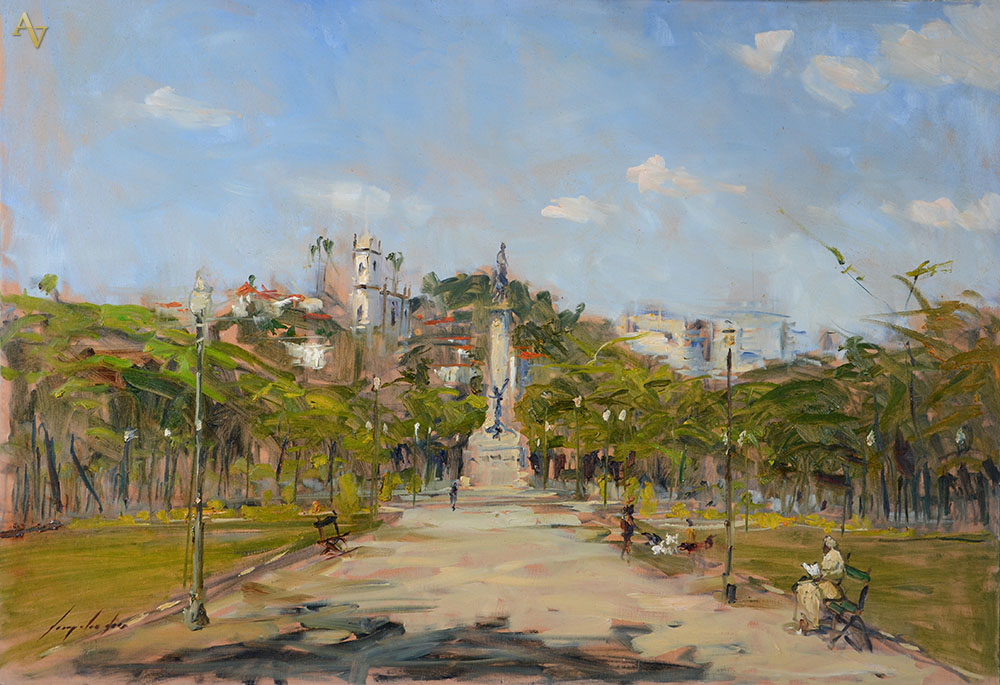 VIRGÍLIO DIAS - Praça Paris - ost - 70 x 100 - foto 1 de 2