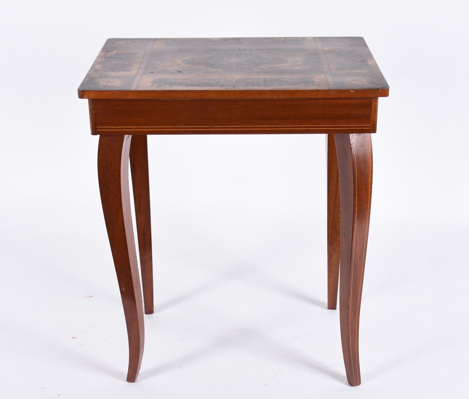 Mesa costureira de madeira marchetada italiana. - foto 4 de 4