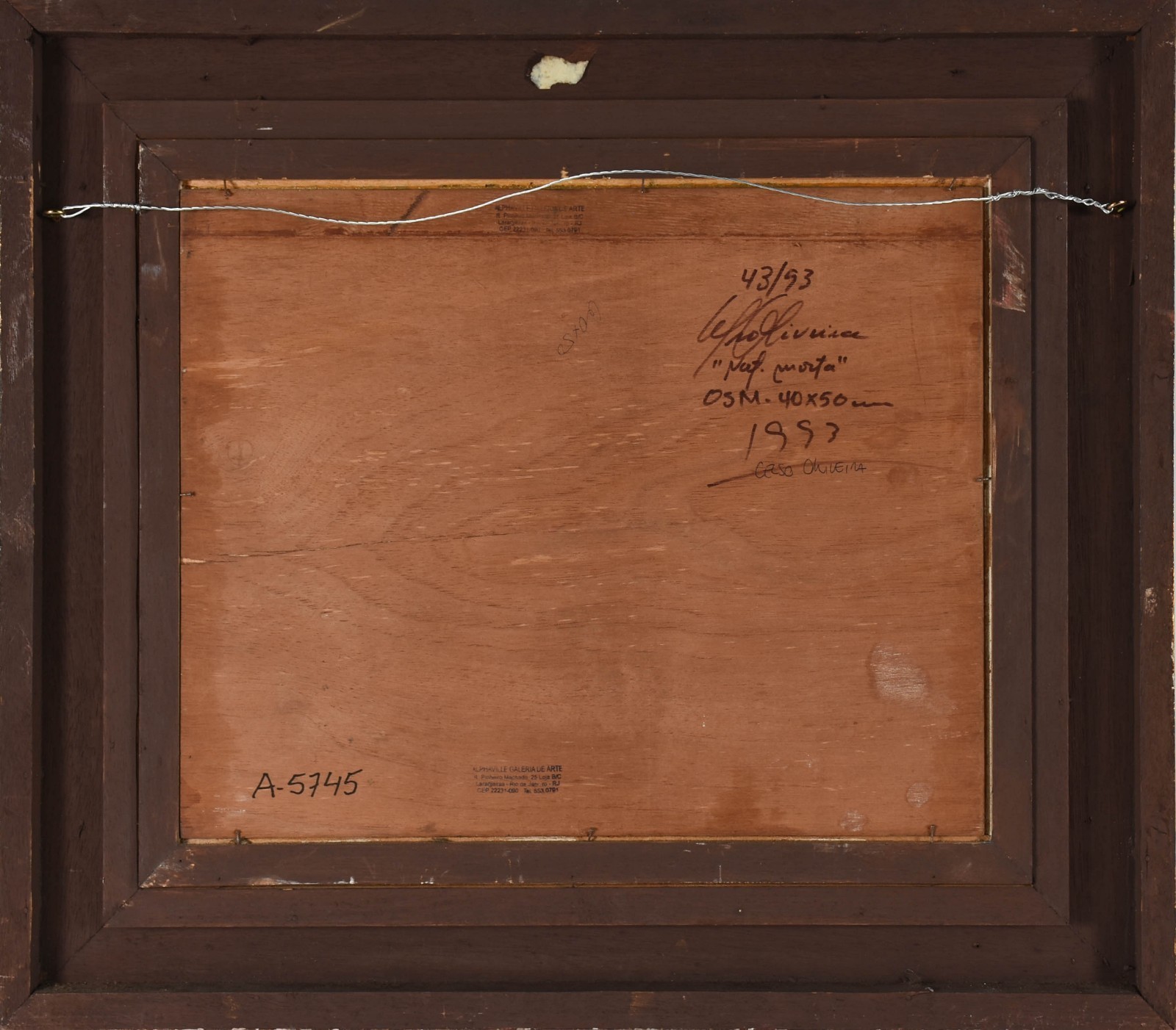 Celso de Oliveira (1945), Natureza Morta - foto 4 de 4