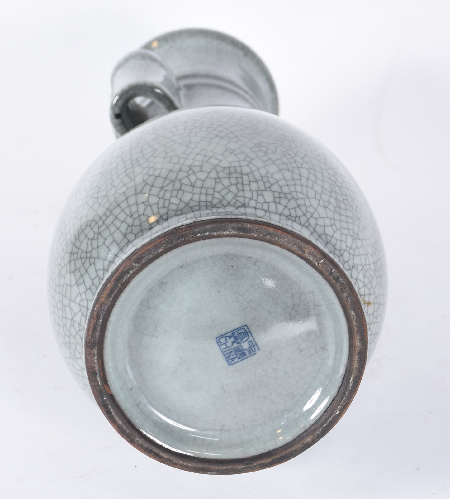 Vaso chinês de porcelana craquelê. - foto 4 de 5
