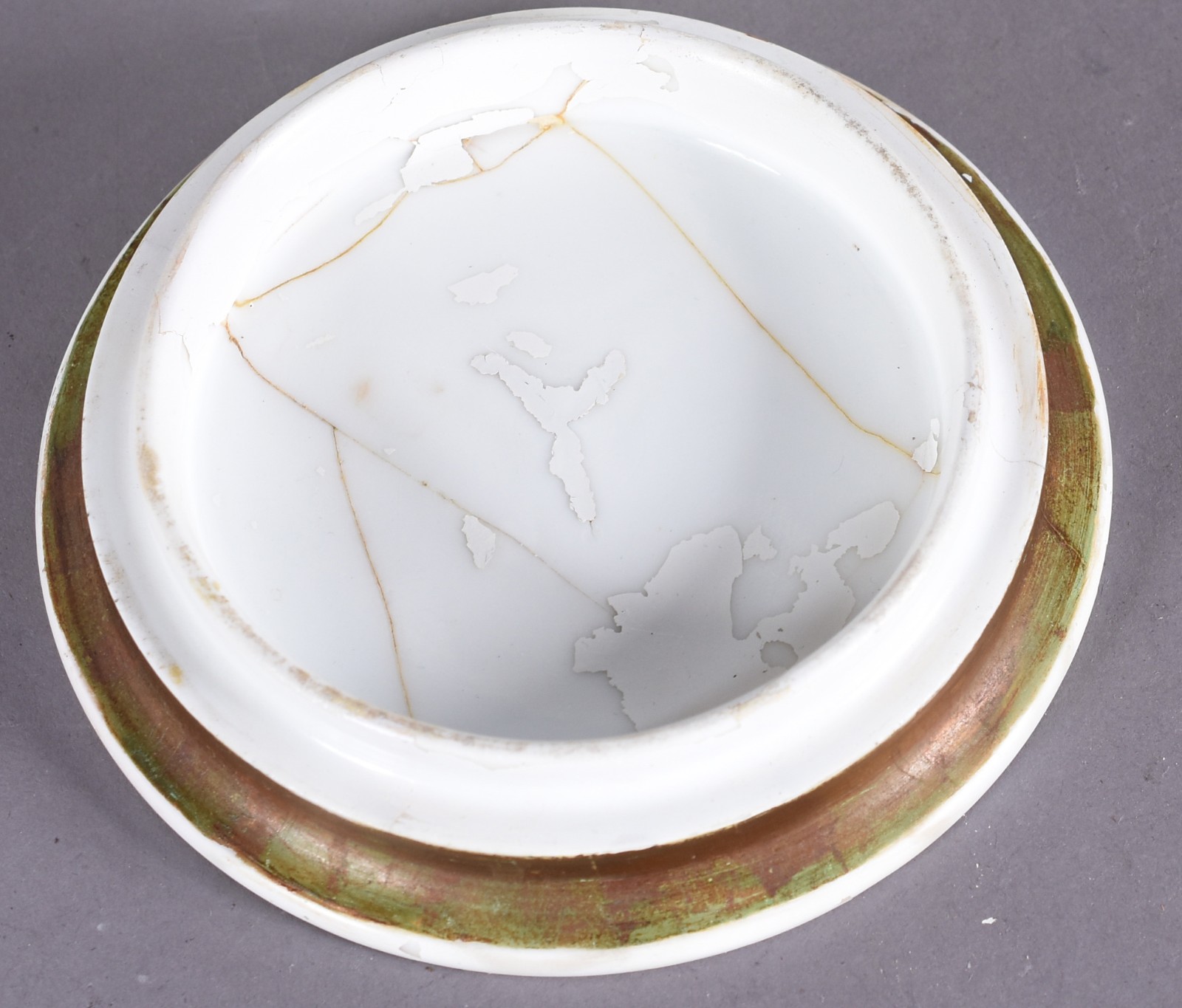 Par de cachepots de porcelana francesa Velho Paris, decorados com... - foto 5 de 6