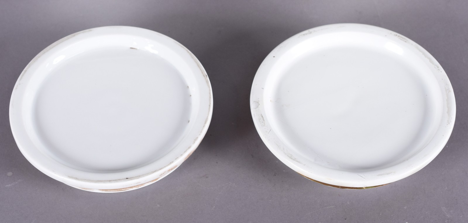 Par de cachepots de porcelana francesa Velho Paris, decorados com... - foto 6 de 6