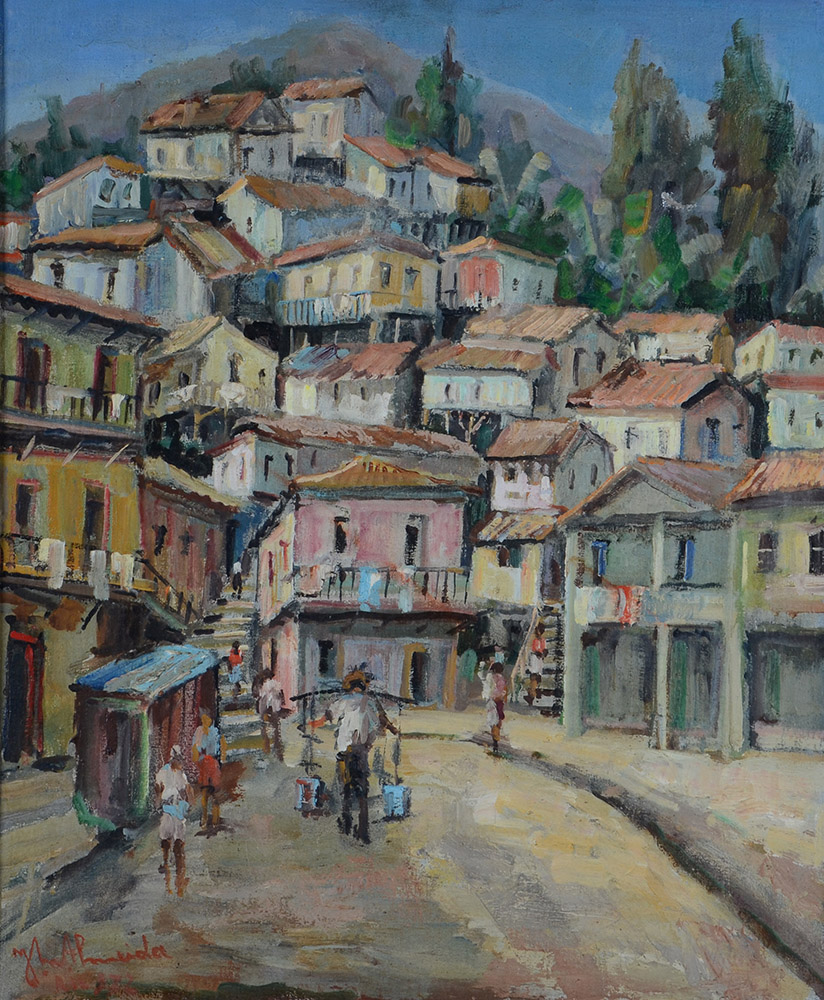JOSÉ MARIA DE ALMEIDA - Casarios - ost - 54 x 66 - foto 1 de 2