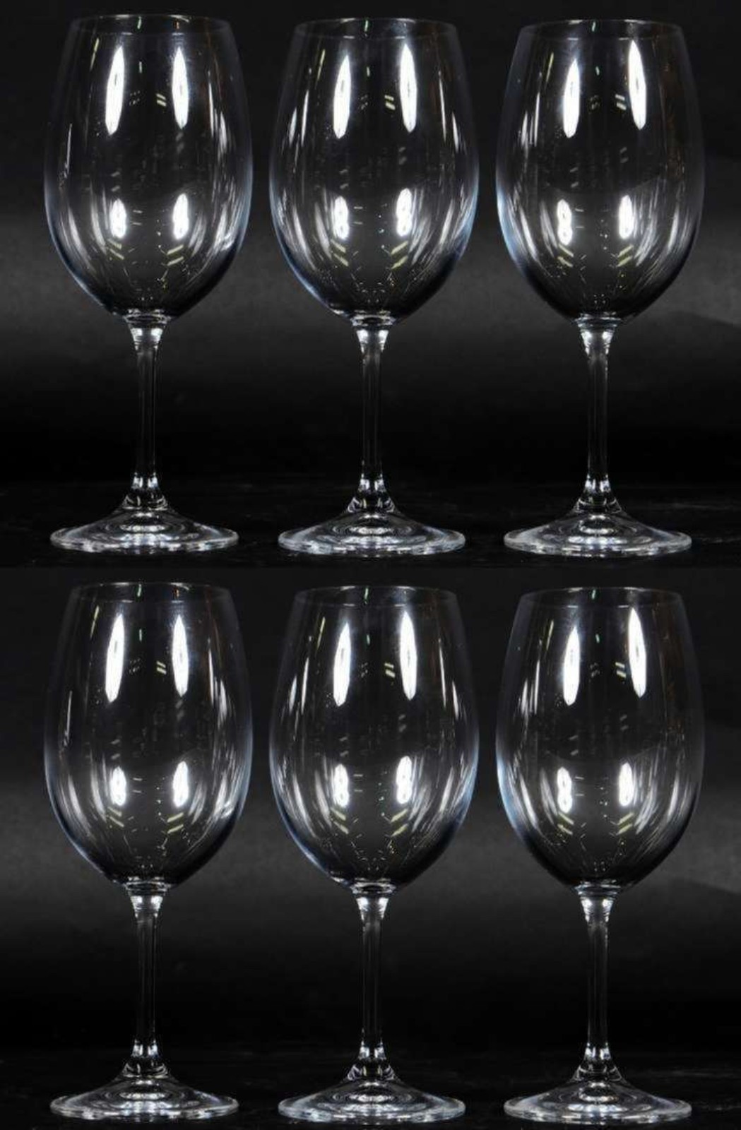 Seis cálices de cristal para vinho, 430 ml. - foto 2 de 2
