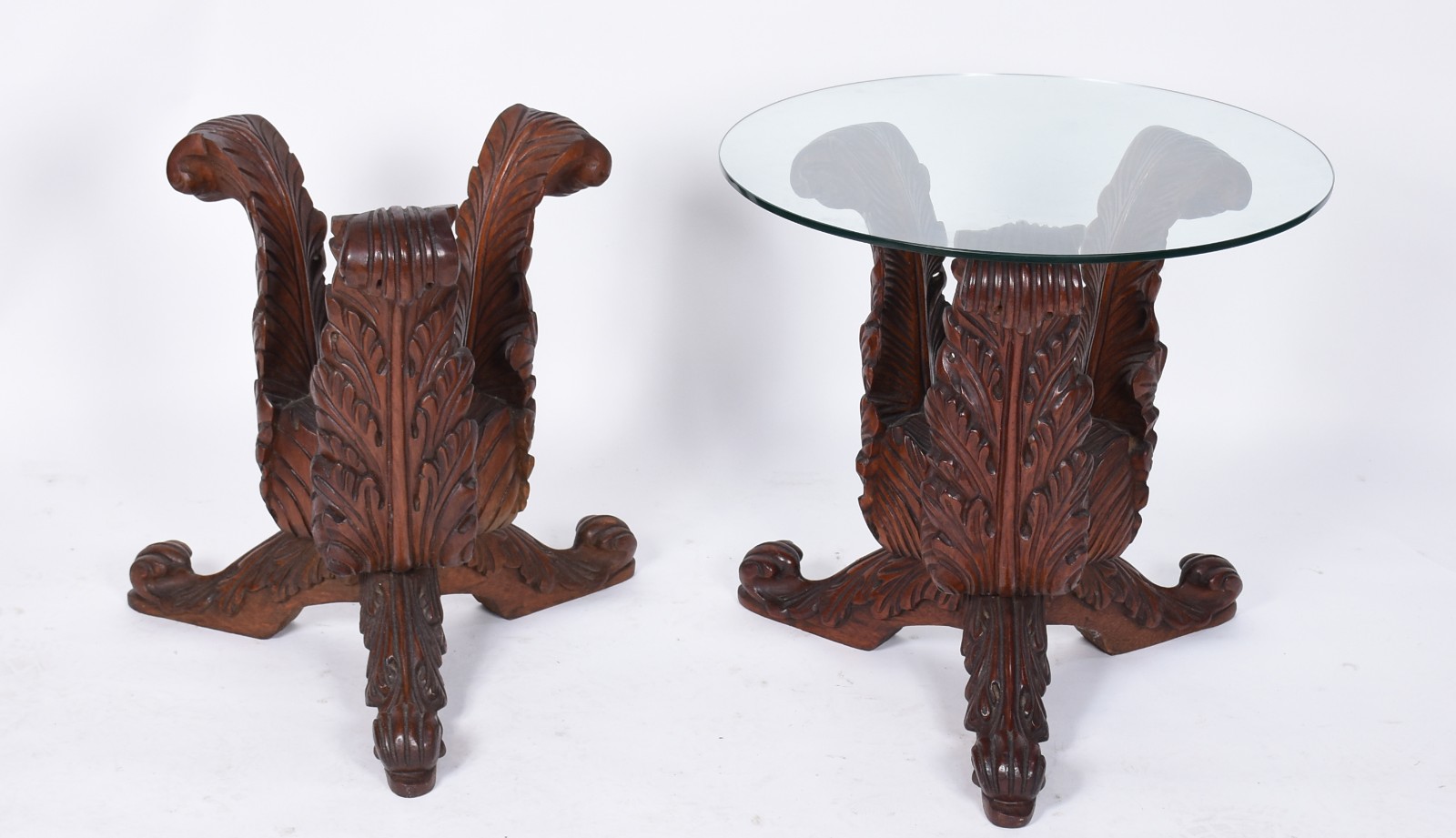 Conjunto de mesa de centro e par de mesas laterais de com bases de... - foto 6 de 6