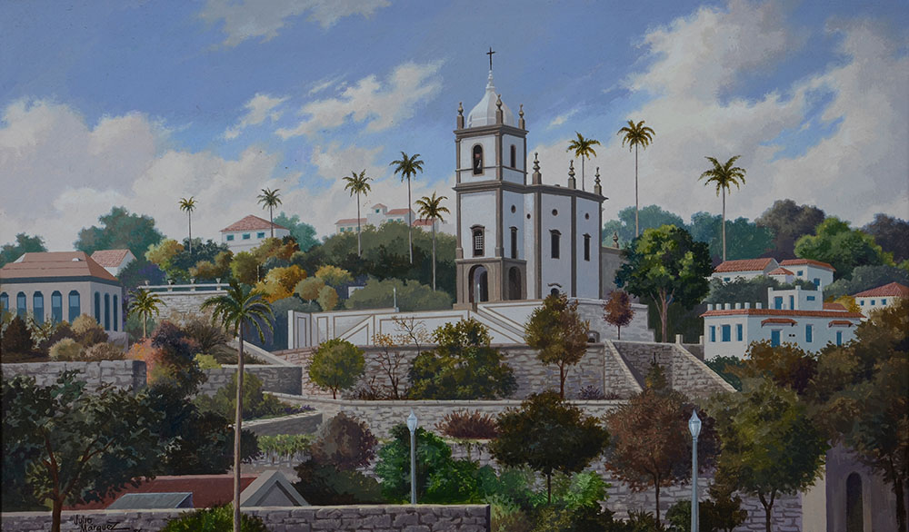 JULIO MARQUEZ - Igreja da Glória - ose - 33 x 55 (1986) - foto 1 de 2