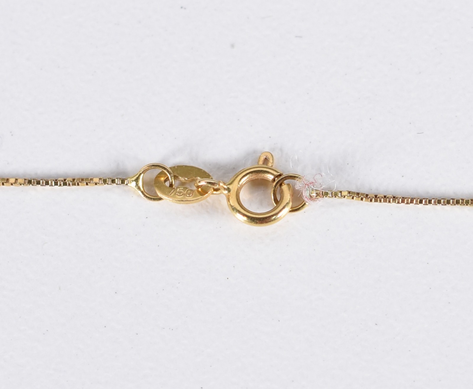 Colar de ouro 18 k contraste 750 e pingente de Nossa Senhora de... - foto 4 de 4