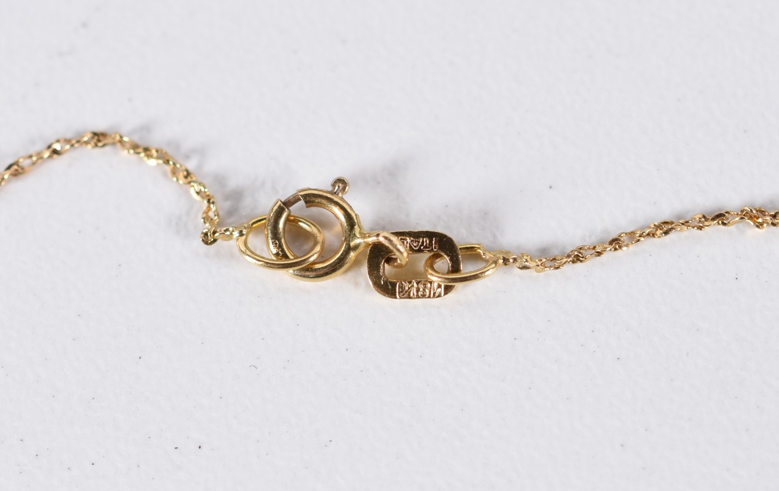 Colar de ouro 18 k, contraste 750 e pingente feitio coração (Por... - foto 5 de 6