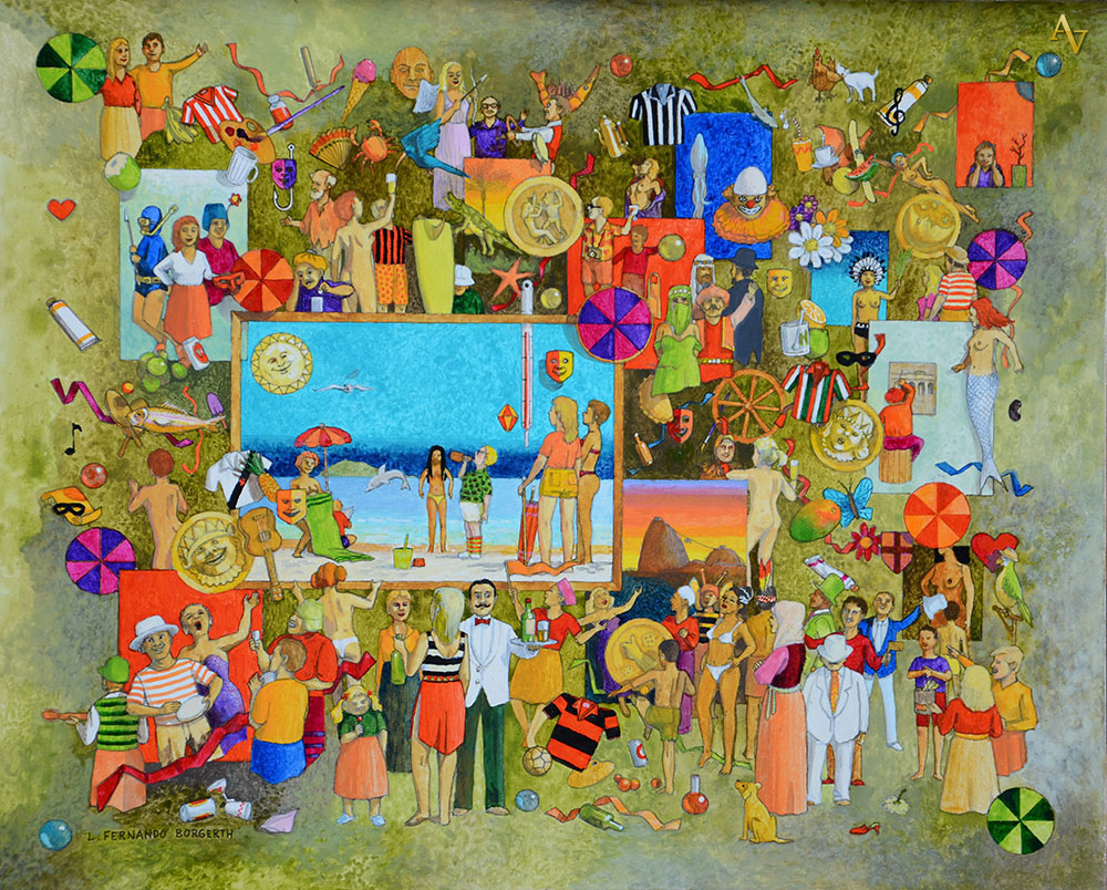 FERNANDO BORGERTH - Cores Cariocas - ostcm - 33 x 41 - foto 1 de 2