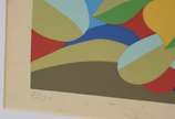 Glauco Rodrigues (1929-2004), Apoteose Tropical - Serigrafia 7/120 - datado 1989. Passepartout com pontos de fungos.