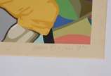 Glauco Rodrigues (1929-2004), Apoteose Tropical - Serigrafia 7/120 - datado 1989. Passepartout com pontos de fungos.
