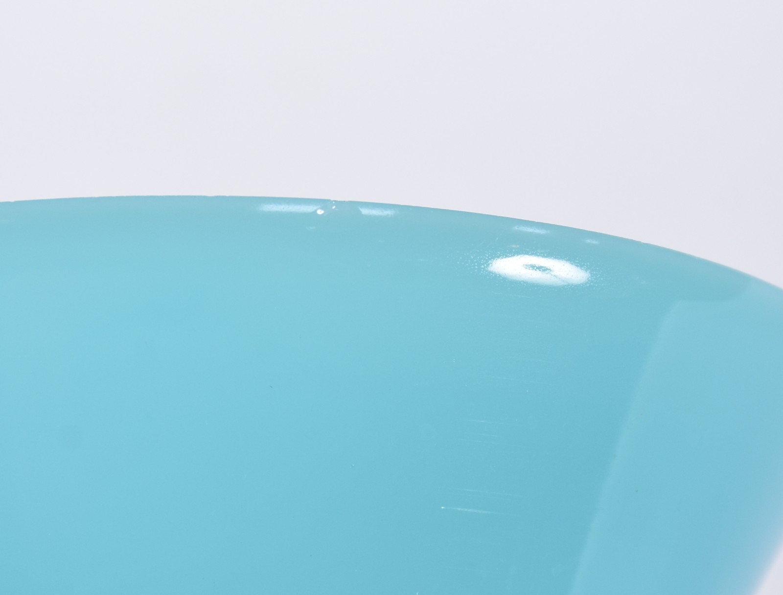 Vaso de opalina azul turquesa. - foto 4 de 4