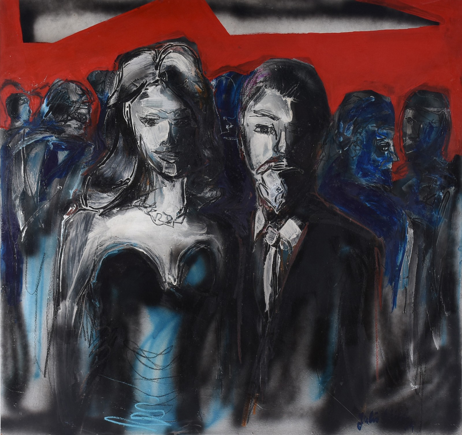 Júlio Vieira (1933-1999), Casal e Figuras - foto 1 de 3