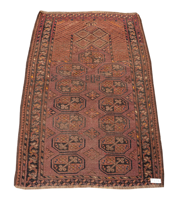 Tapete AFGHAN p/ oração med. 1,35 x 0,90 m. - foto 1 de 2