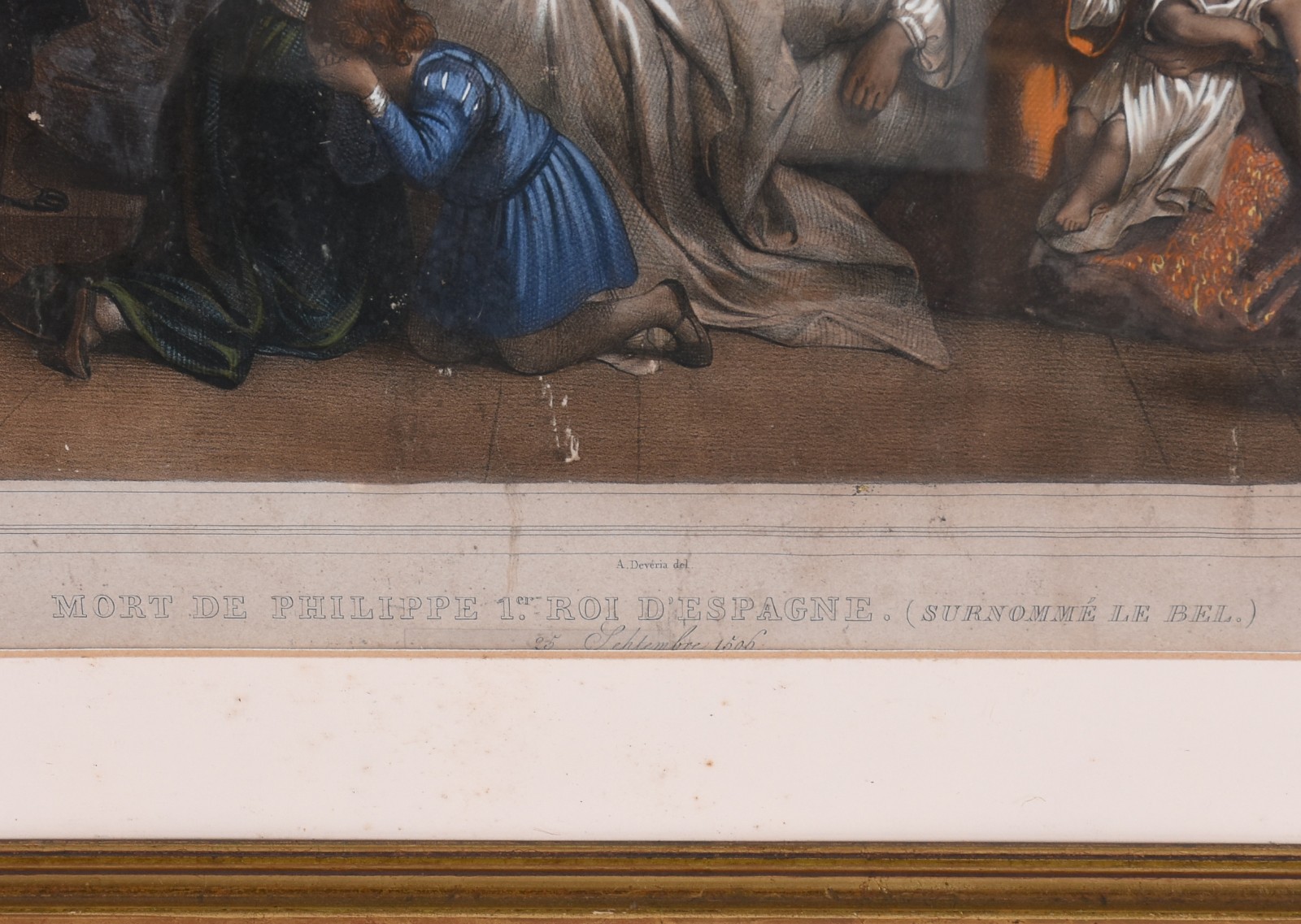 "Mort de Philippe 1er Roi d'Espagne , 25 Septembre 1506"/ "Christophe Colombe a la cour de Ferdinand et D'Isabelle". - foto 2 de 4