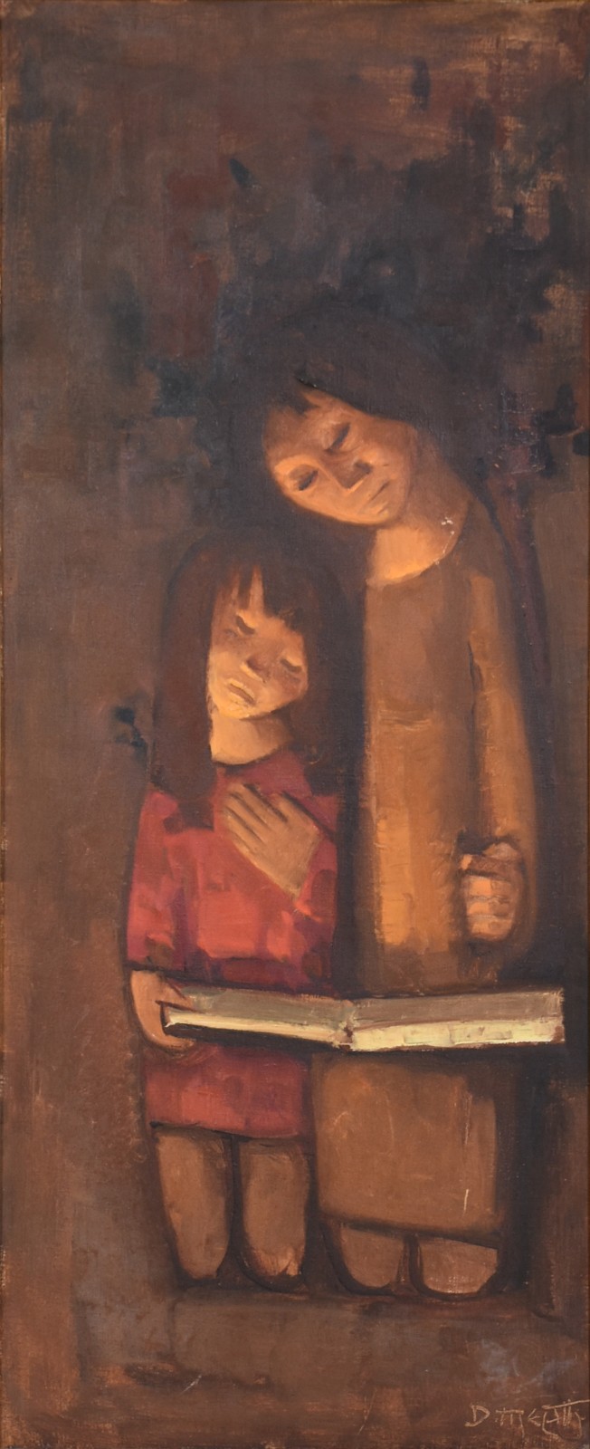 Dario Mecatti (1909-1976), Duas Figuras - Década 70 - foto 1 de 5