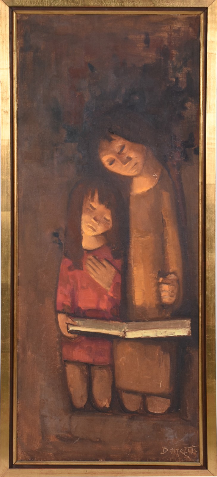 Dario Mecatti (1909-1976), Duas Figuras - Década 70 - foto 2 de 5