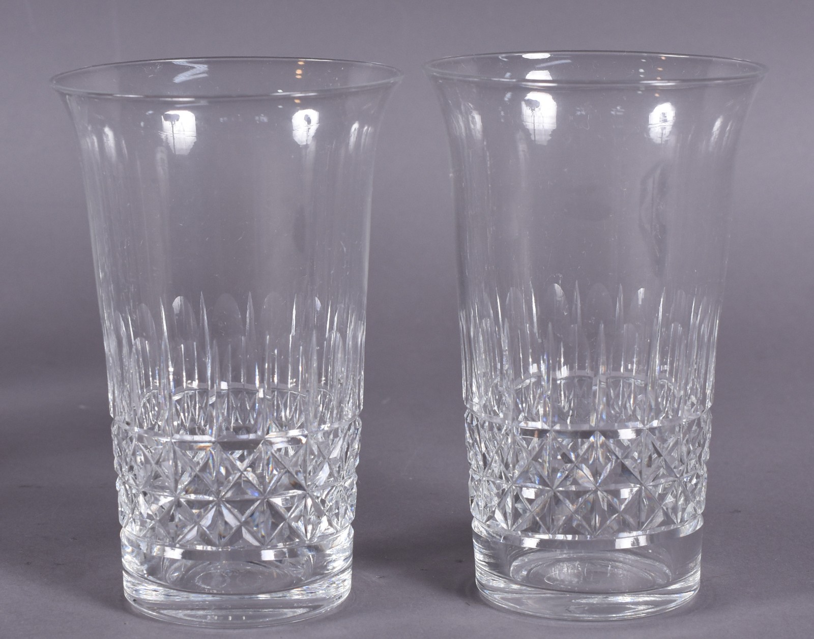 Conjunto com 11 copos longos de cristal Webb Inglês. - foto 3 de 6