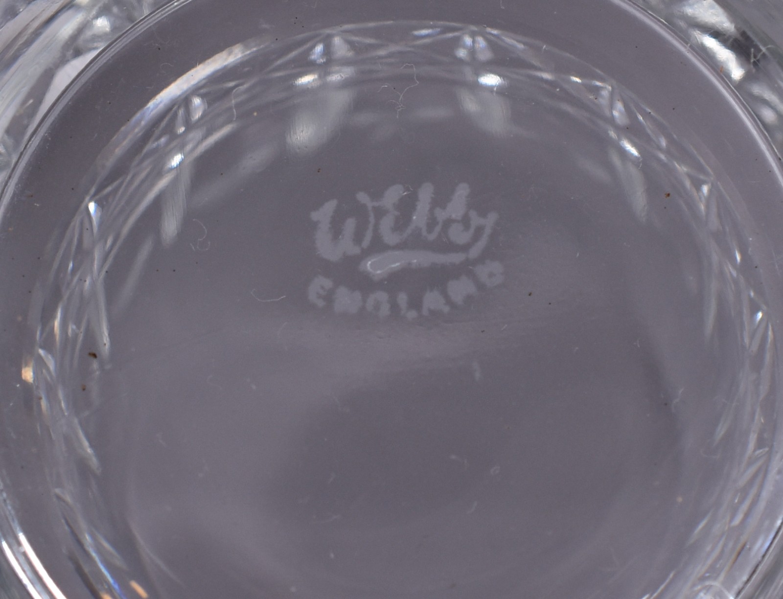 Conjunto com 11 copos longos de cristal Webb Inglês. - foto 4 de 6