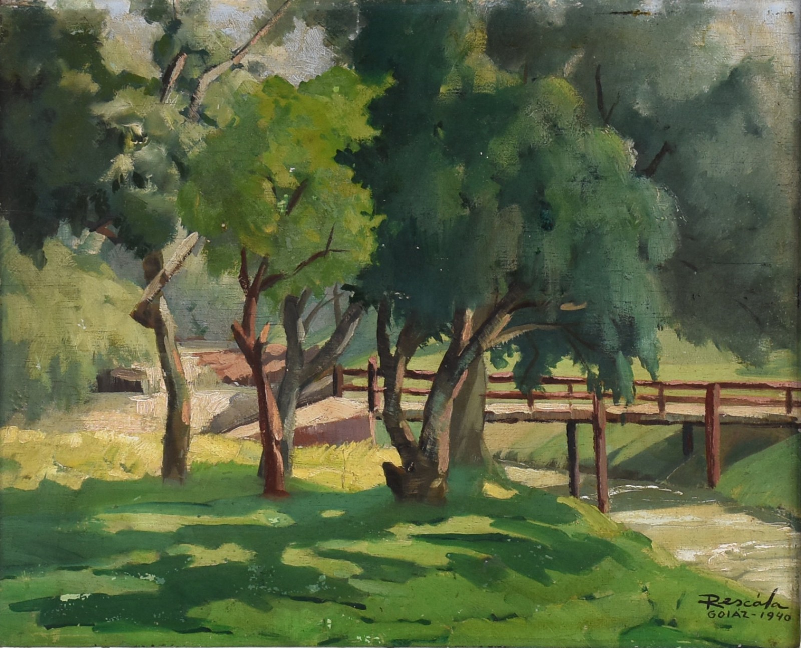 João José Rescala (1910-1986), Paisagem- Góias - foto 1 de 5