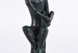 Bruno Giorgi (1905-1993),  - Escultura de bronze patinado, base de madeira, assinada.