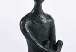Bruno Giorgi (1905-1993),  - Escultura de bronze patinado, base de madeira, assinada.