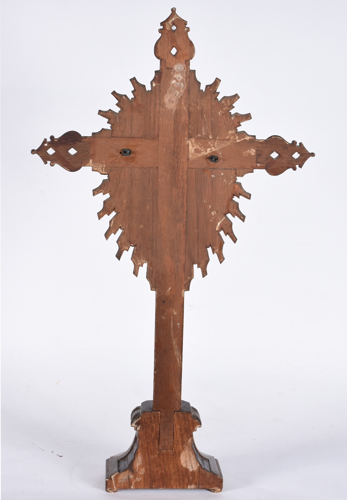 Crucifixo português de madeira nobre com figura de Cristo ricamente... - foto 5 de 6