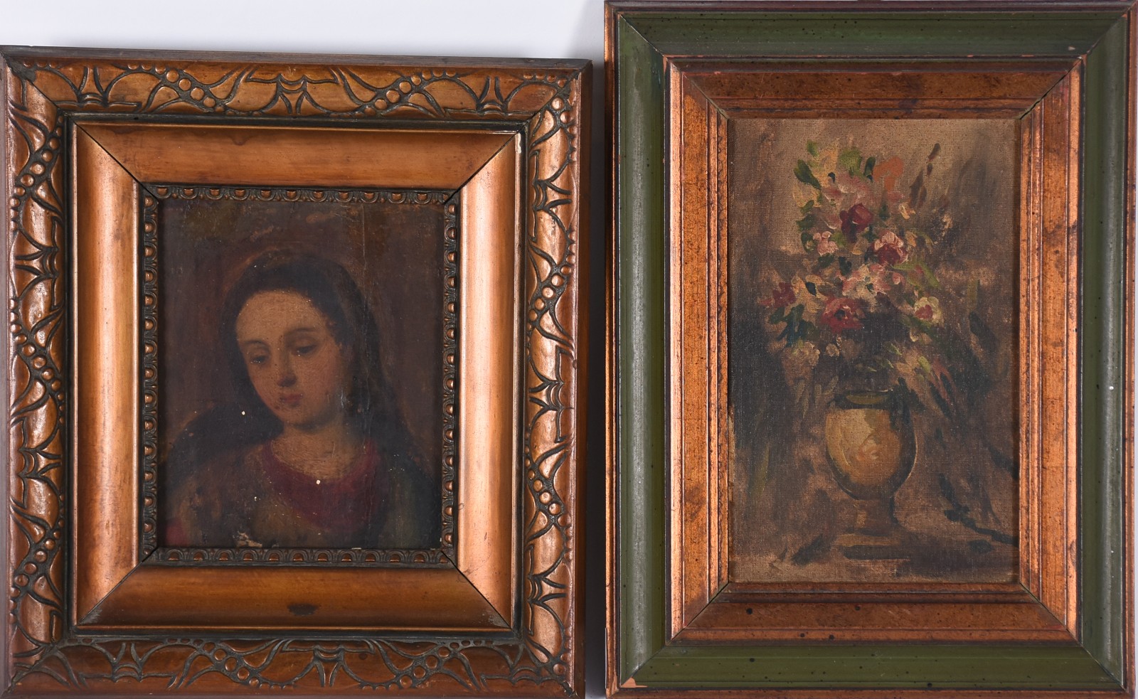 Escola europeia, Figura / Vaso De Flores - foto 1 de 4