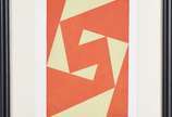 Aluísio Carvão (1920-2001), Ritmo - Serigrafia manual, assinada.