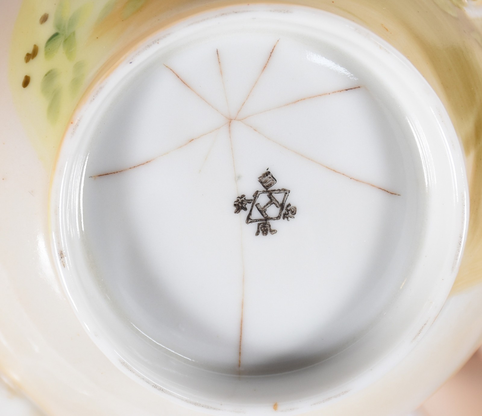 Serviço de chá e café de porcelana oriental com paisagem em... - foto 5 de 5