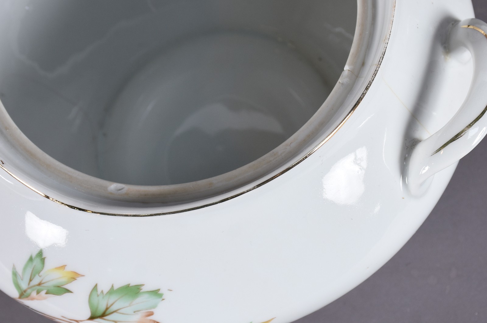 Aparelho de jantar, chá e café de porcelana Real com flores e folhas... - foto 8 de 11