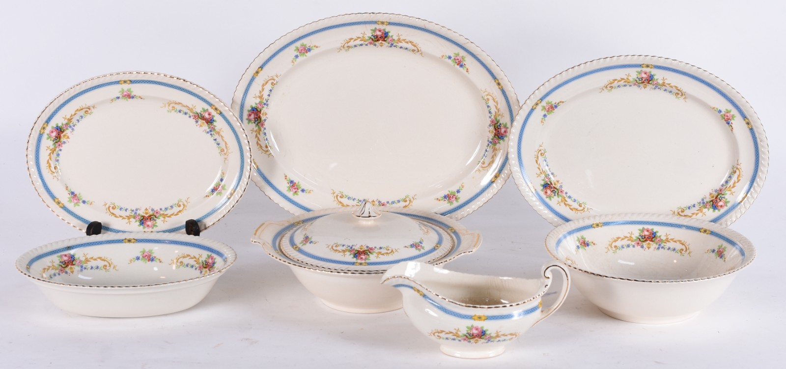 Aparelho de jantar de faiança inglesa Johnson Bros, decorado com... - foto 3 de 7