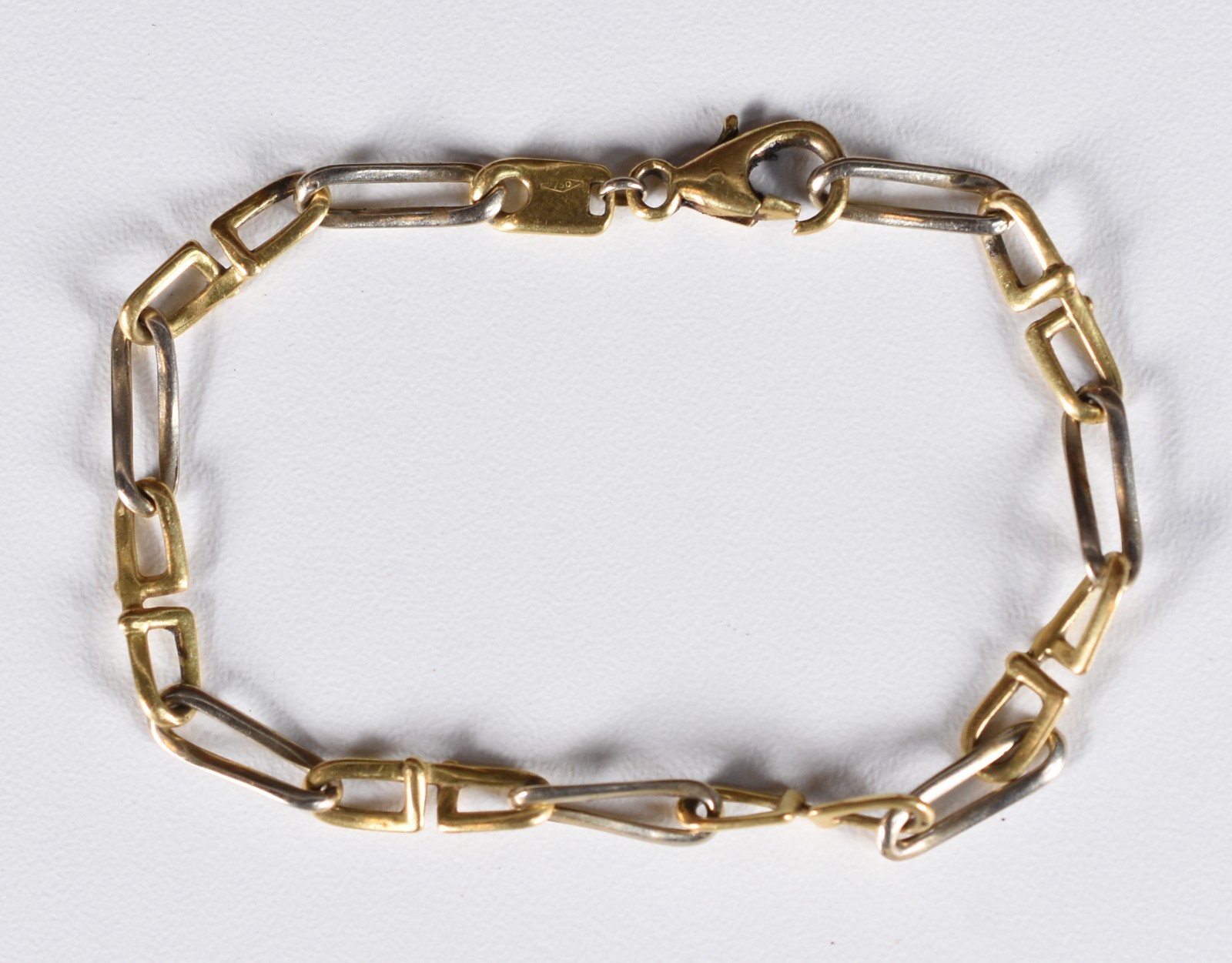 Pulseira de ouro 18 k. (Por motivos de segurança a peça não se... - foto 2 de 4